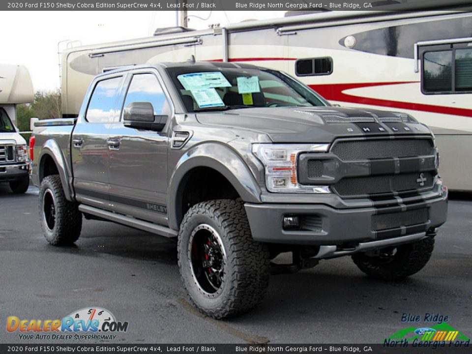 Front 3/4 View of 2020 Ford F150 Shelby Cobra Edition SuperCrew 4x4 Photo #7