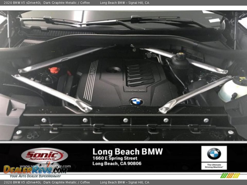 2020 BMW X5 sDrive40i Dark Graphite Metallic / Coffee Photo #8