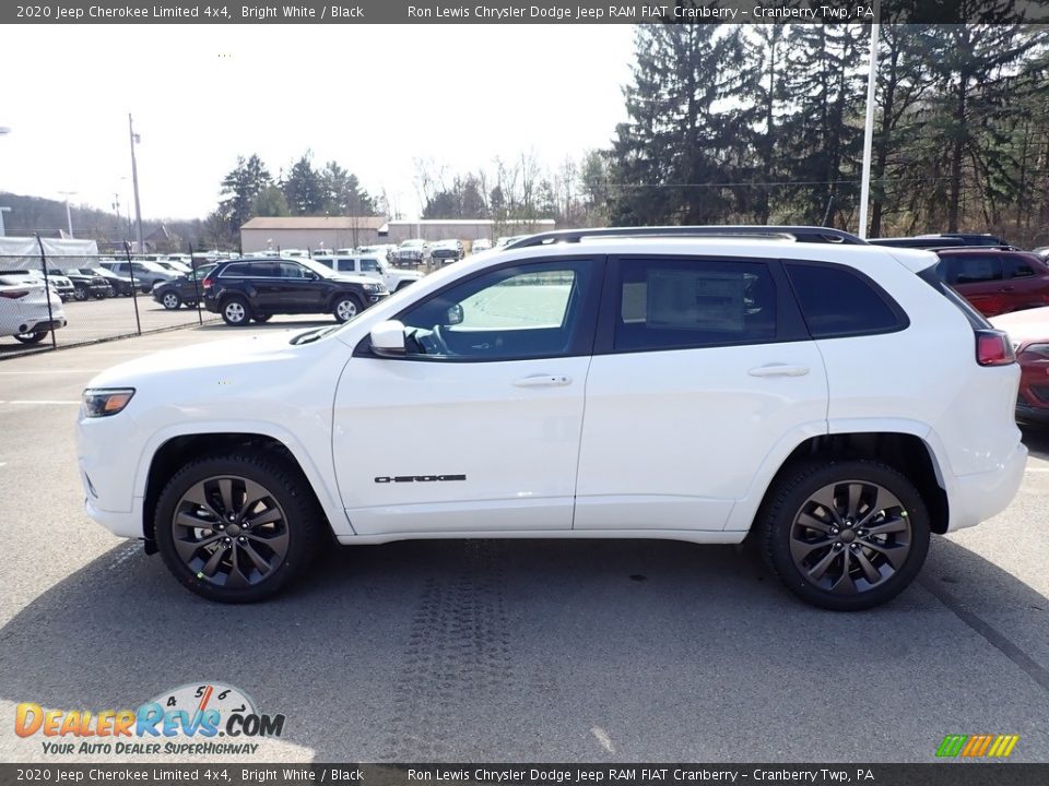 2020 Jeep Cherokee Limited 4x4 Bright White / Black Photo #2