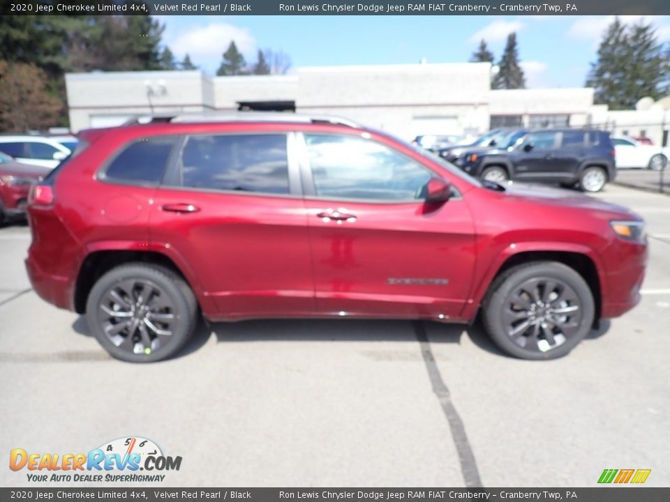 2020 Jeep Cherokee Limited 4x4 Velvet Red Pearl / Black Photo #6