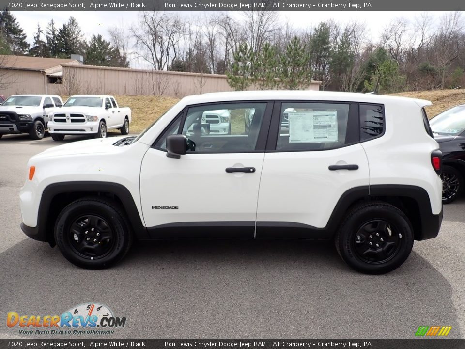 2020 Jeep Renegade Sport Alpine White / Black Photo #2
