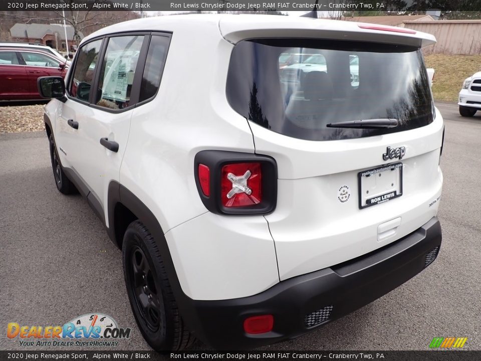 2020 Jeep Renegade Sport Alpine White / Black Photo #3