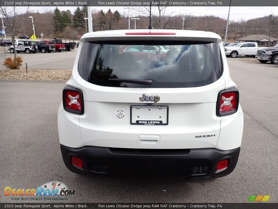 2020 Jeep Renegade Sport Alpine White / Black Photo #4