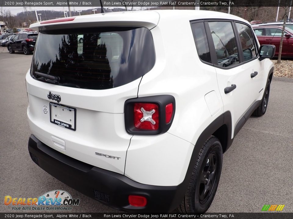 2020 Jeep Renegade Sport Alpine White / Black Photo #5