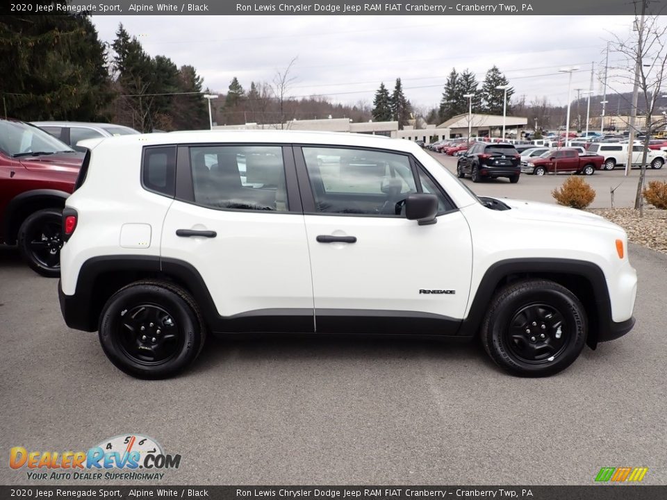 2020 Jeep Renegade Sport Alpine White / Black Photo #6