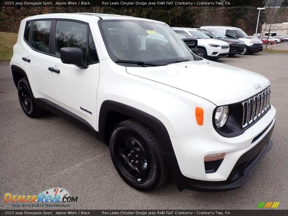 2020 Jeep Renegade Sport Alpine White / Black Photo #7
