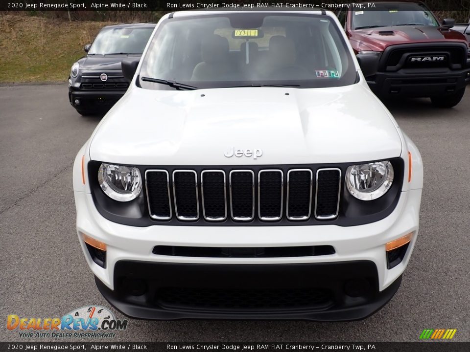 2020 Jeep Renegade Sport Alpine White / Black Photo #8