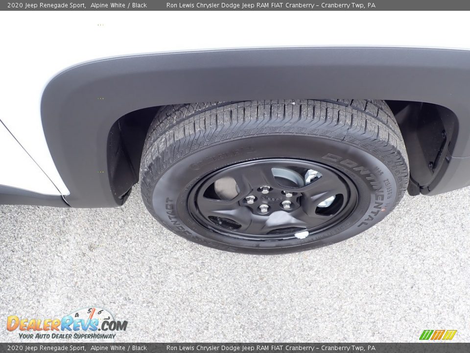 2020 Jeep Renegade Sport Alpine White / Black Photo #9
