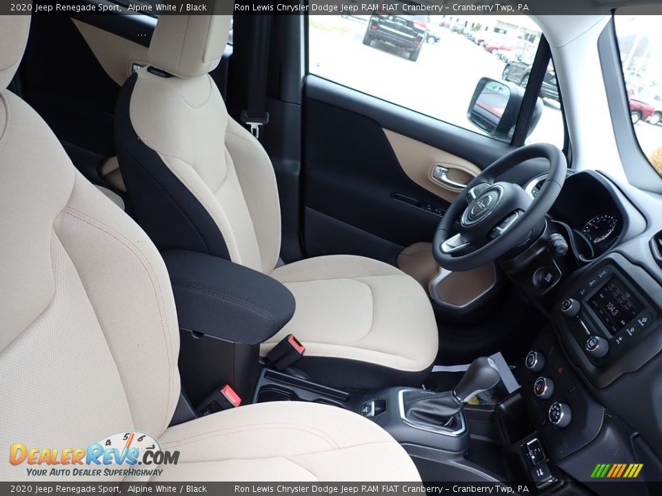 2020 Jeep Renegade Sport Alpine White / Black Photo #10