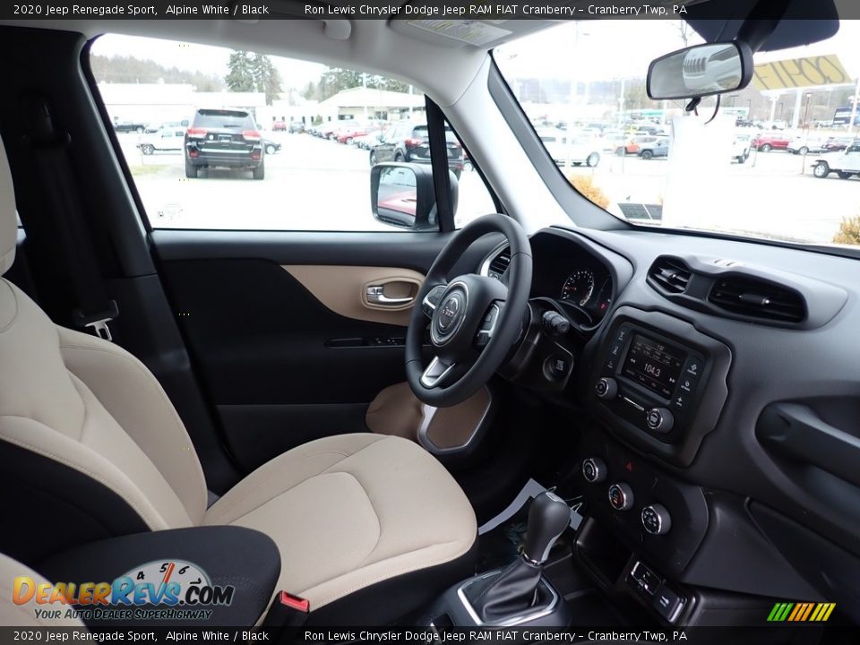 2020 Jeep Renegade Sport Alpine White / Black Photo #11