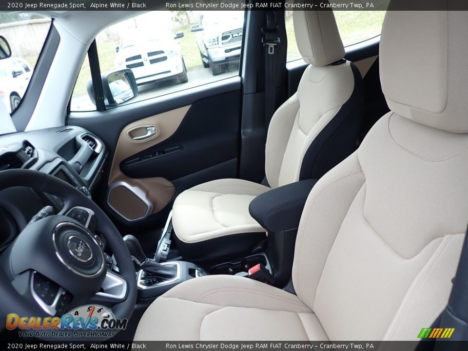2020 Jeep Renegade Sport Alpine White / Black Photo #13
