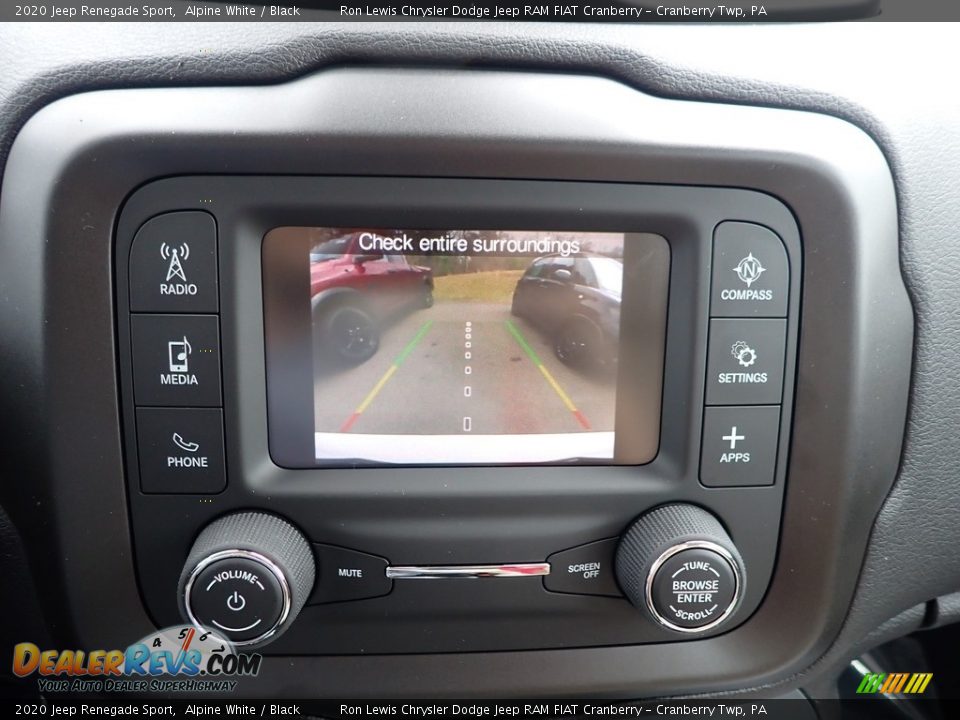 2020 Jeep Renegade Sport Alpine White / Black Photo #17