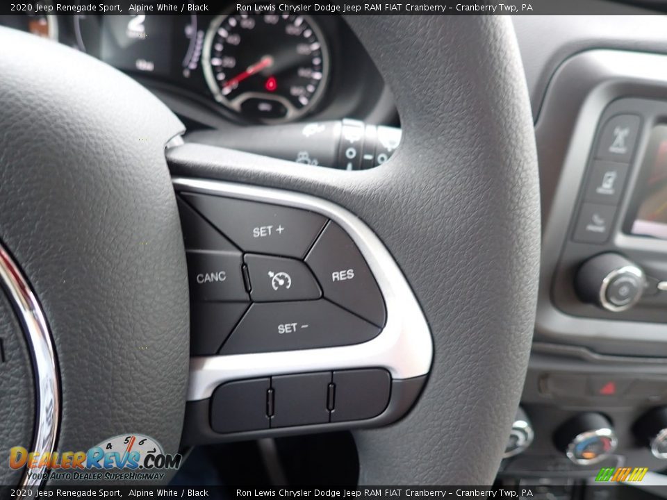 2020 Jeep Renegade Sport Alpine White / Black Photo #18