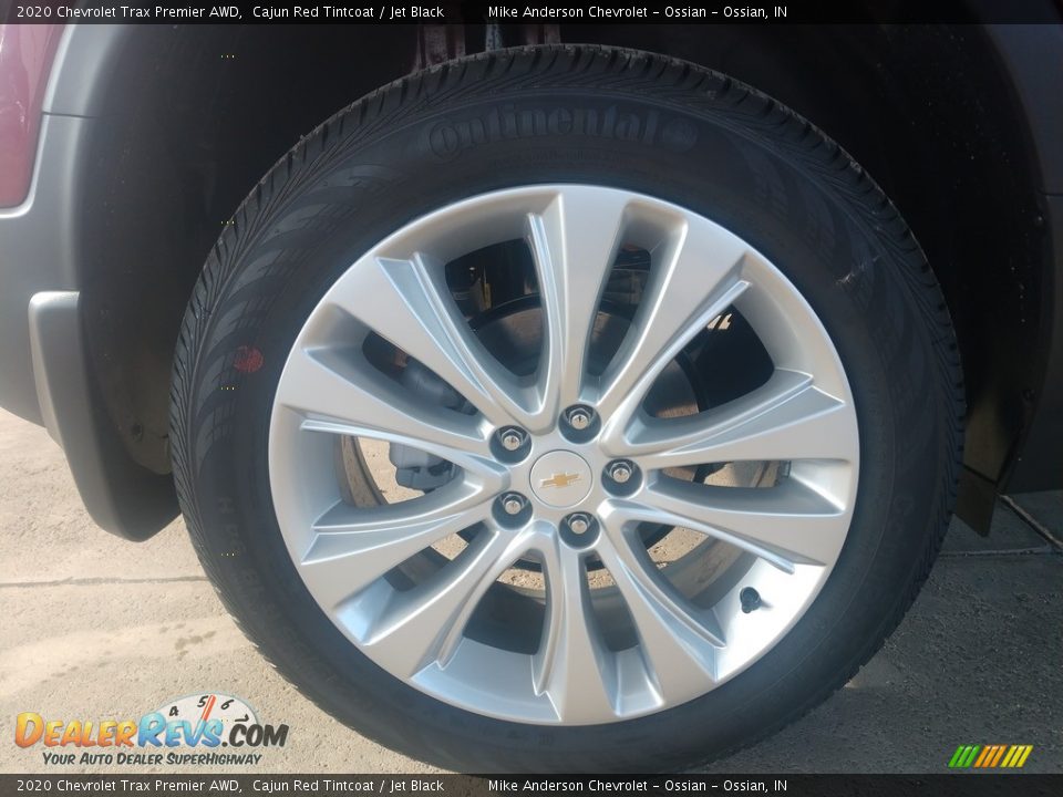 2020 Chevrolet Trax Premier AWD Cajun Red Tintcoat / Jet Black Photo #12