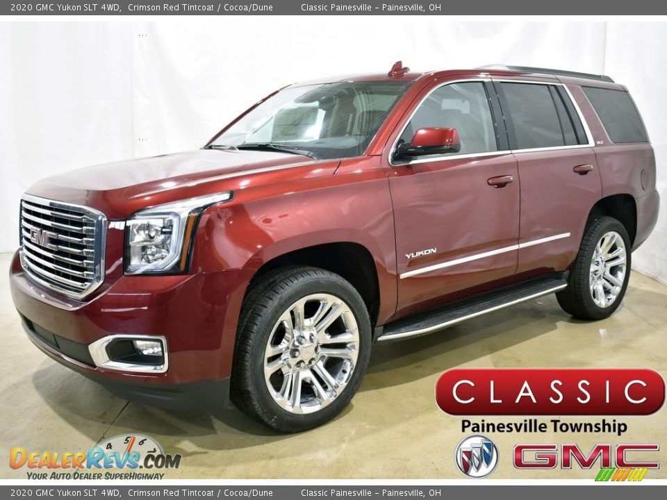 2020 GMC Yukon SLT 4WD Crimson Red Tintcoat / Cocoa/Dune Photo #1