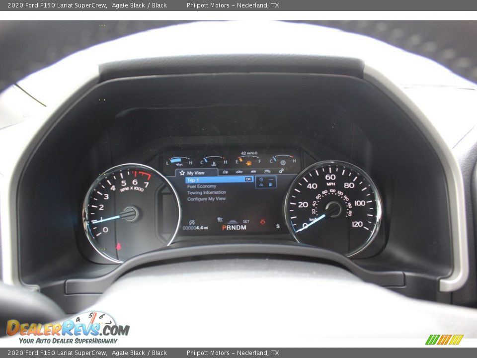 2020 Ford F150 Lariat SuperCrew Agate Black / Black Photo #13