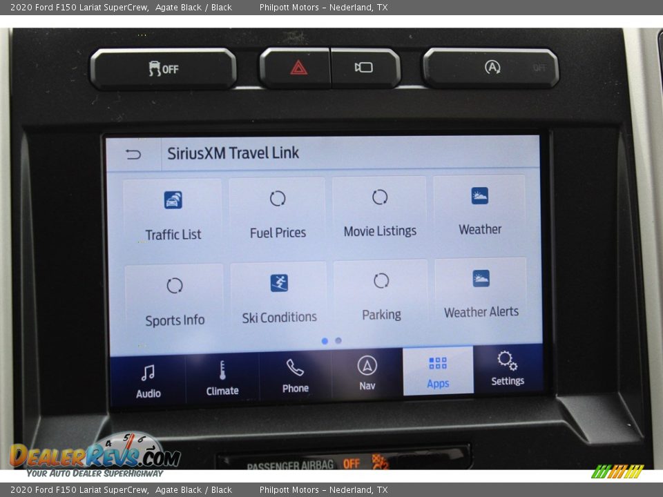 2020 Ford F150 Lariat SuperCrew Agate Black / Black Photo #15