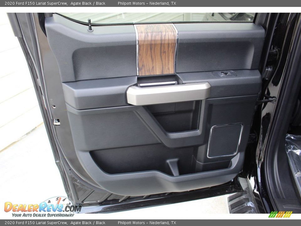 2020 Ford F150 Lariat SuperCrew Agate Black / Black Photo #20