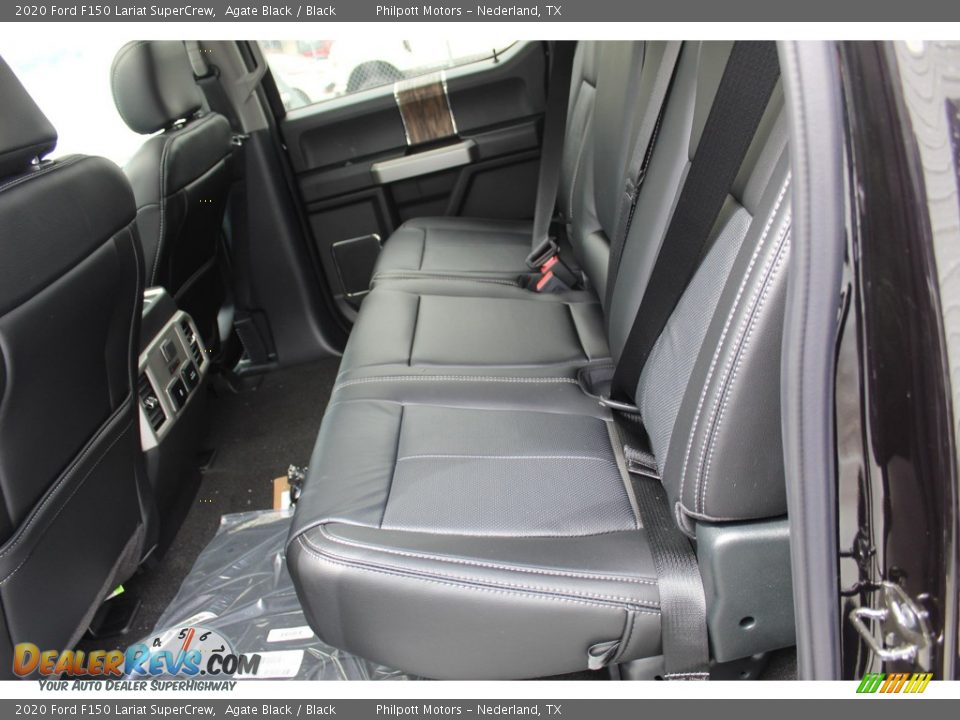 2020 Ford F150 Lariat SuperCrew Agate Black / Black Photo #21