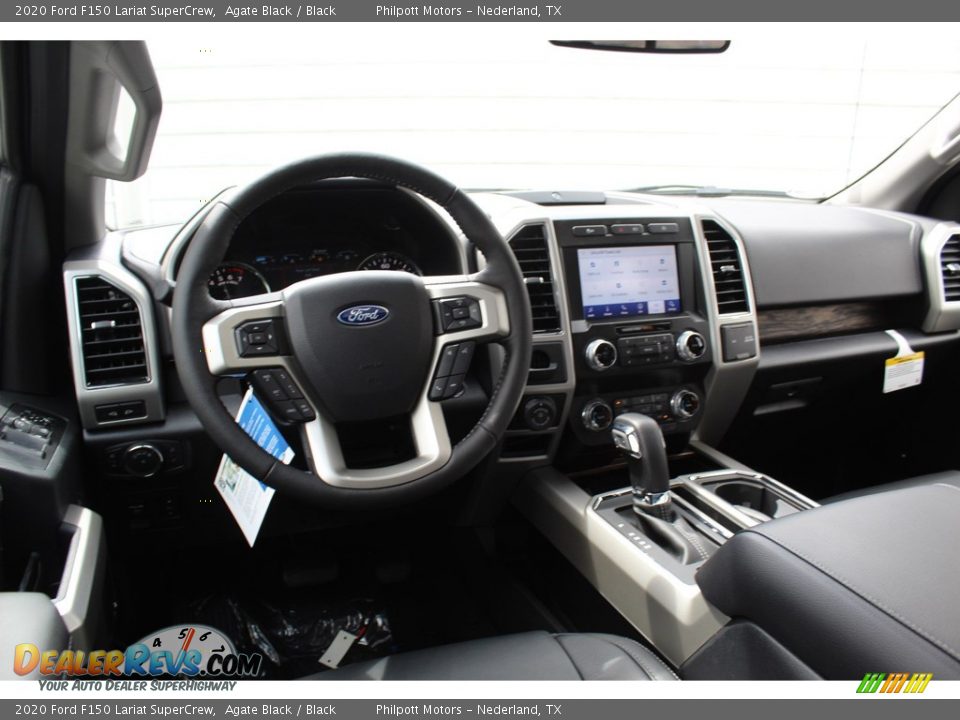 2020 Ford F150 Lariat SuperCrew Agate Black / Black Photo #22