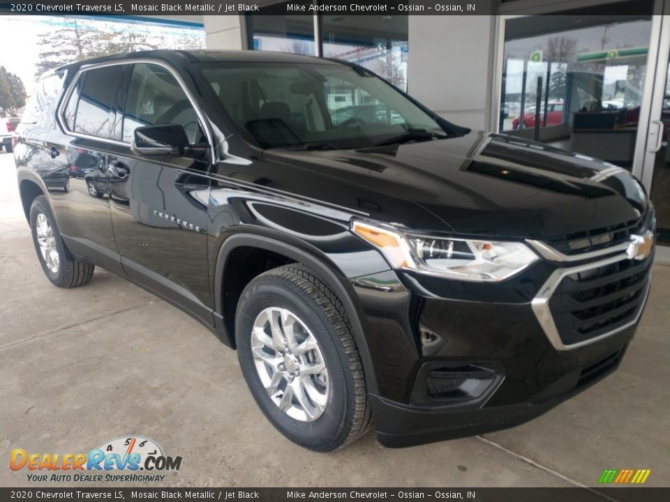 2020 Chevrolet Traverse LS Mosaic Black Metallic / Jet Black Photo #2