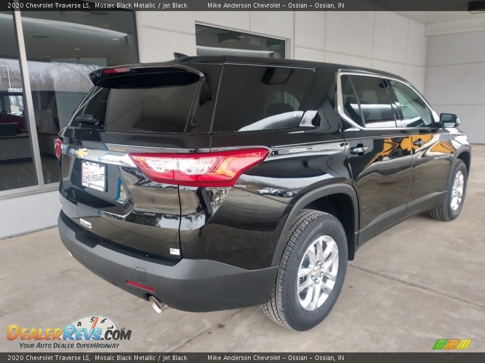 2020 Chevrolet Traverse LS Mosaic Black Metallic / Jet Black Photo #4