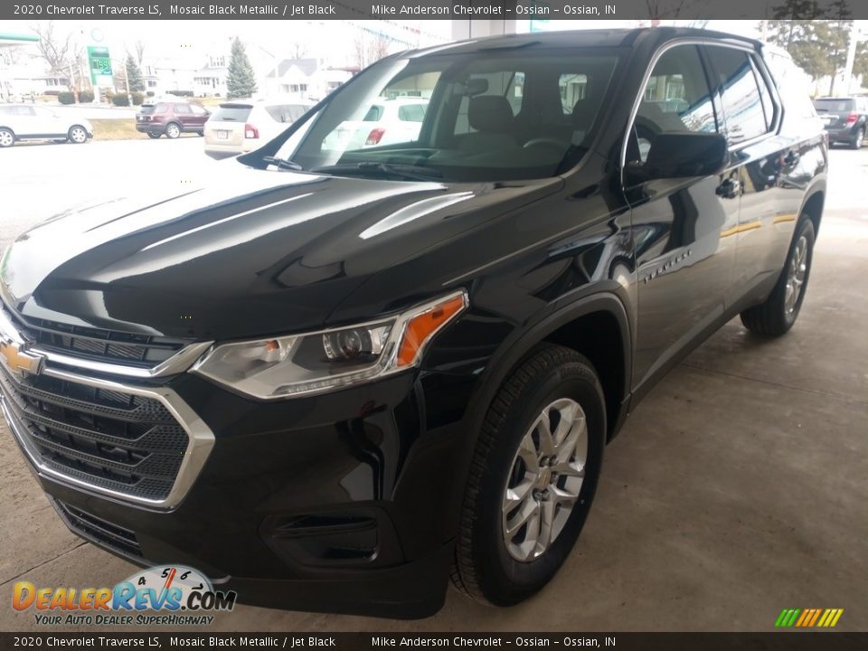 2020 Chevrolet Traverse LS Mosaic Black Metallic / Jet Black Photo #7