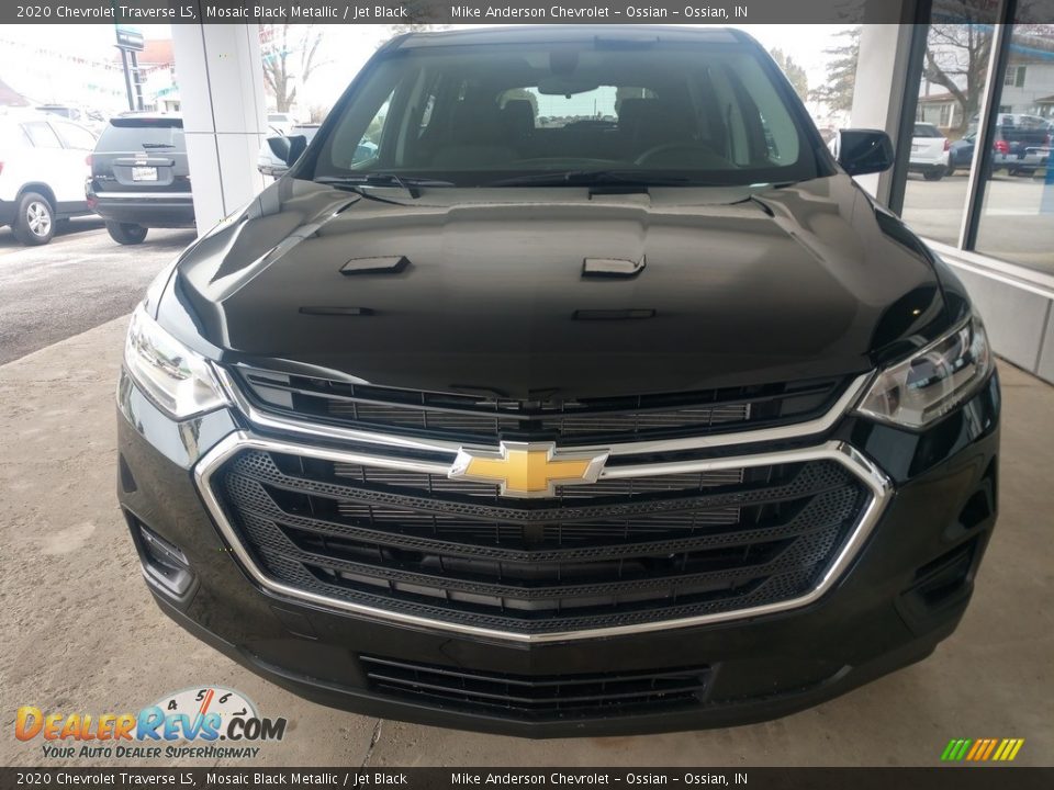 2020 Chevrolet Traverse LS Mosaic Black Metallic / Jet Black Photo #8