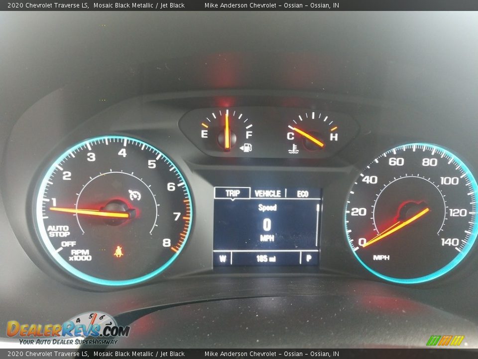 2020 Chevrolet Traverse LS Mosaic Black Metallic / Jet Black Photo #20