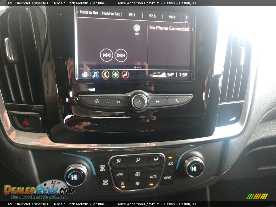 2020 Chevrolet Traverse LS Mosaic Black Metallic / Jet Black Photo #22