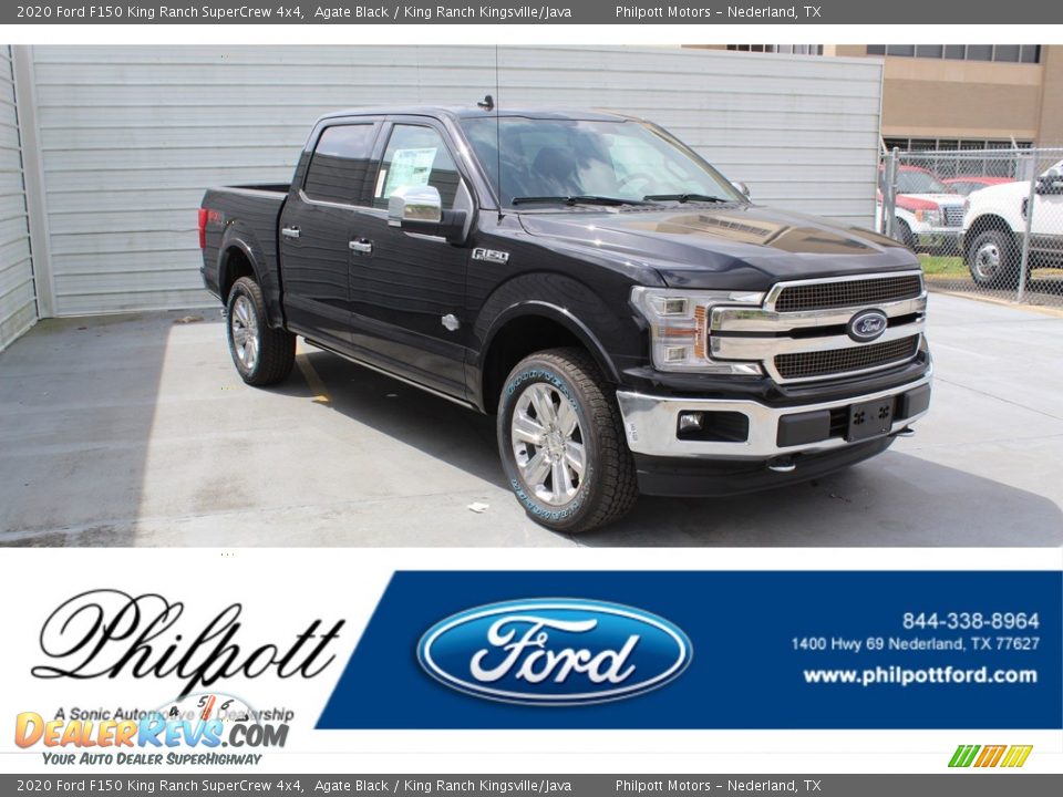 2020 Ford F150 King Ranch SuperCrew 4x4 Agate Black / King Ranch Kingsville/Java Photo #1