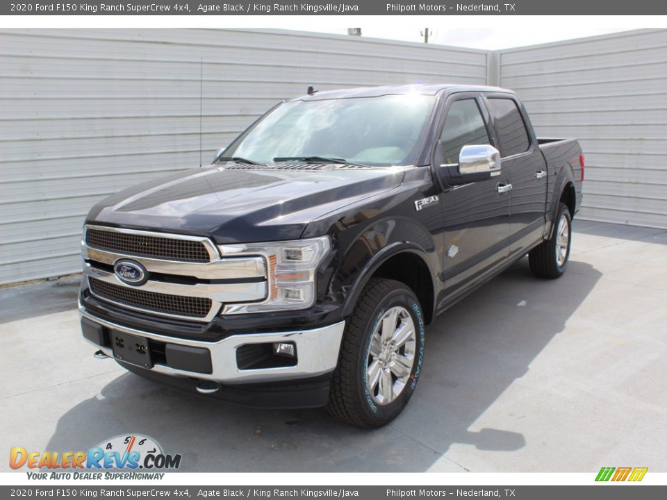 2020 Ford F150 King Ranch SuperCrew 4x4 Agate Black / King Ranch Kingsville/Java Photo #4