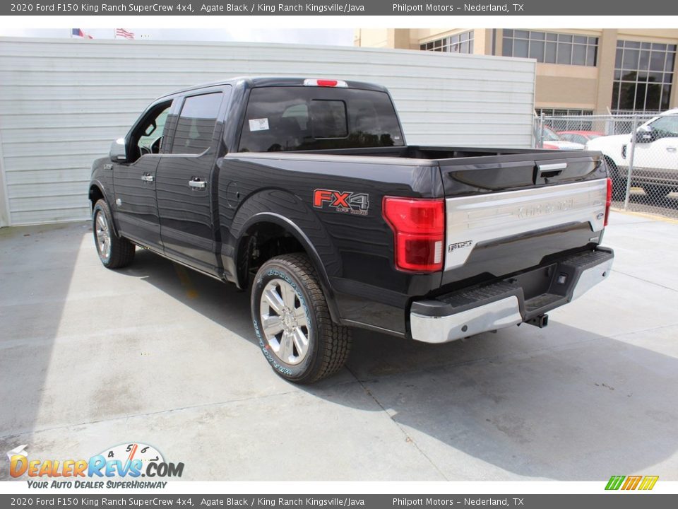 2020 Ford F150 King Ranch SuperCrew 4x4 Agate Black / King Ranch Kingsville/Java Photo #6