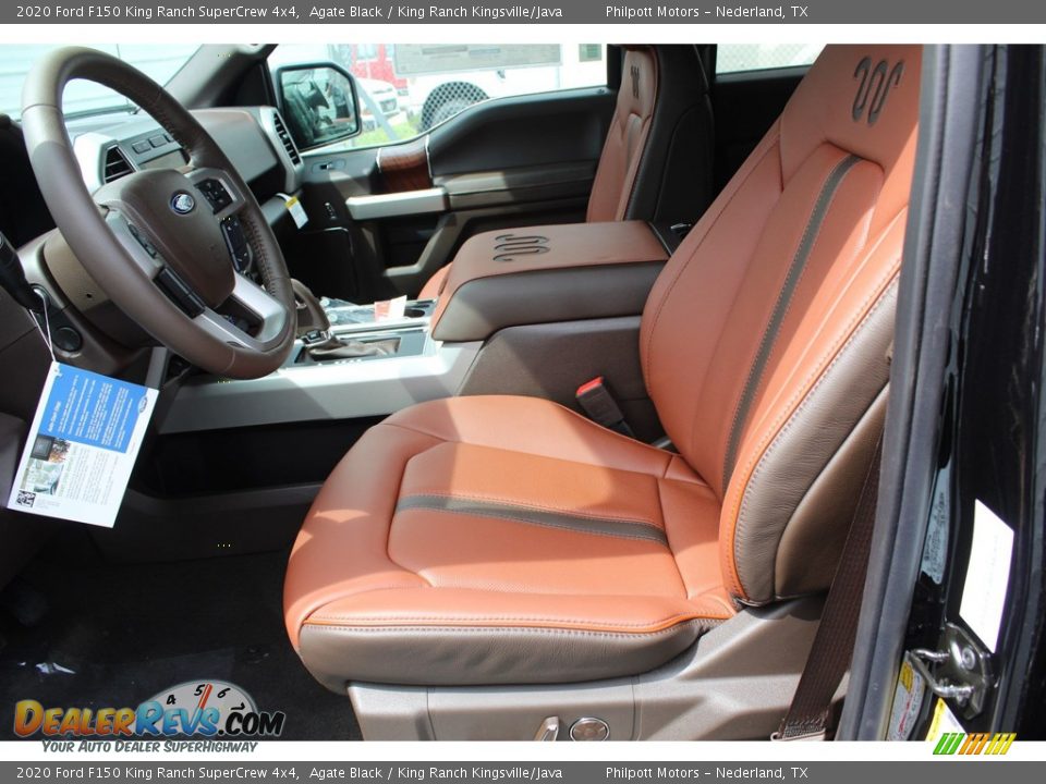 2020 Ford F150 King Ranch SuperCrew 4x4 Agate Black / King Ranch Kingsville/Java Photo #10