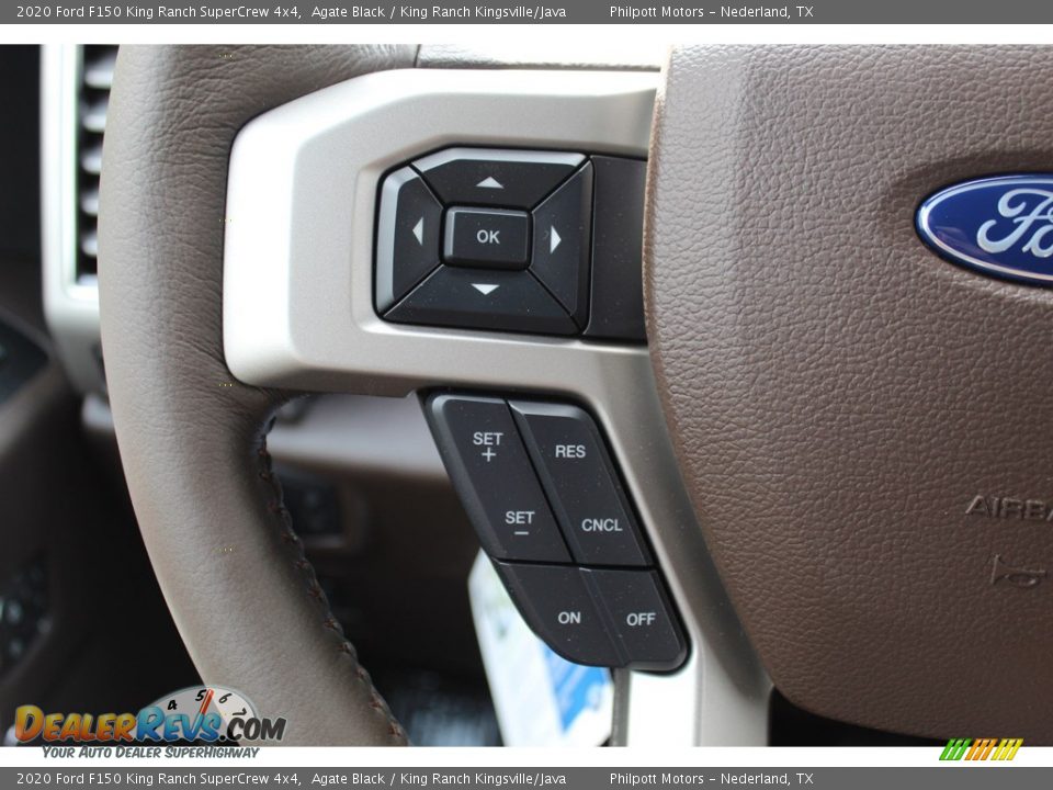 2020 Ford F150 King Ranch SuperCrew 4x4 Agate Black / King Ranch Kingsville/Java Photo #11