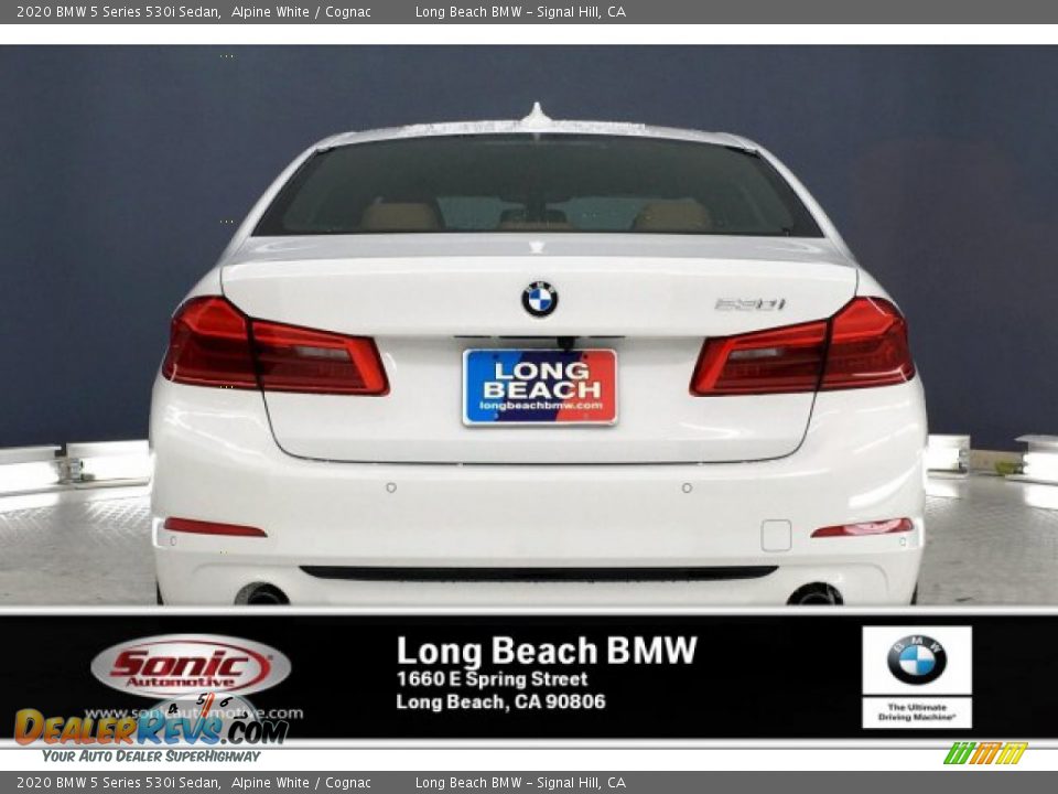 2020 BMW 5 Series 530i Sedan Alpine White / Cognac Photo #3
