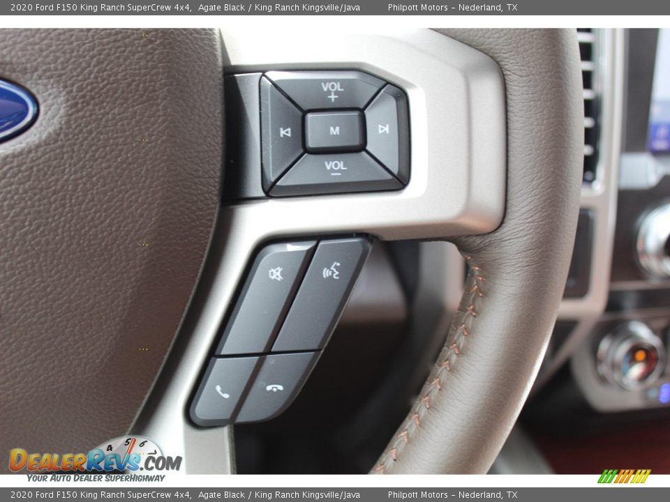2020 Ford F150 King Ranch SuperCrew 4x4 Agate Black / King Ranch Kingsville/Java Photo #12