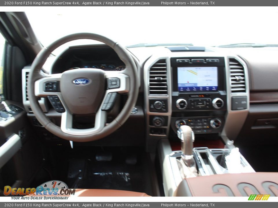 2020 Ford F150 King Ranch SuperCrew 4x4 Agate Black / King Ranch Kingsville/Java Photo #21