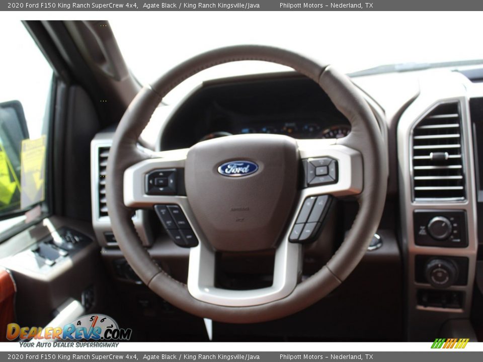 2020 Ford F150 King Ranch SuperCrew 4x4 Agate Black / King Ranch Kingsville/Java Photo #22