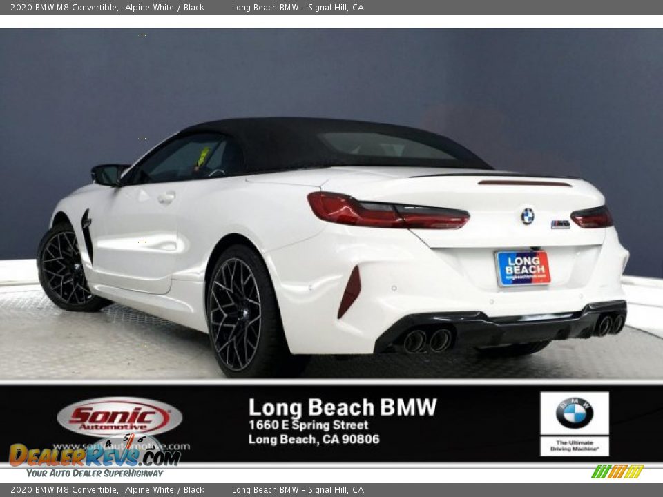 2020 BMW M8 Convertible Alpine White / Black Photo #2