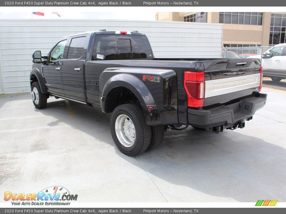 2020 Ford F450 Super Duty Platinum Crew Cab 4x4 Agate Black / Black Photo #5