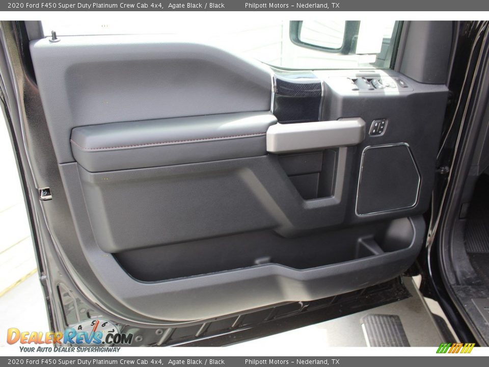 2020 Ford F450 Super Duty Platinum Crew Cab 4x4 Agate Black / Black Photo #8