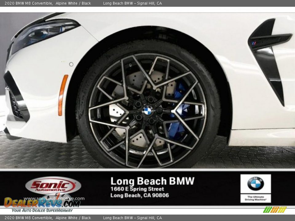 2020 BMW M8 Convertible Alpine White / Black Photo #9