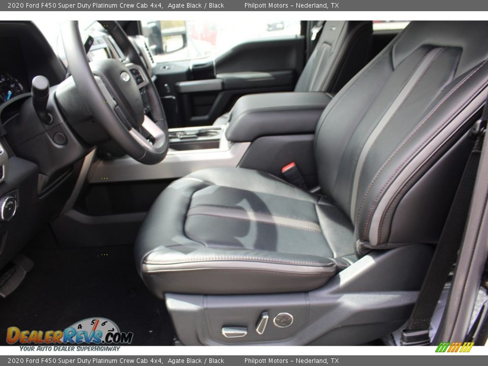 2020 Ford F450 Super Duty Platinum Crew Cab 4x4 Agate Black / Black Photo #9