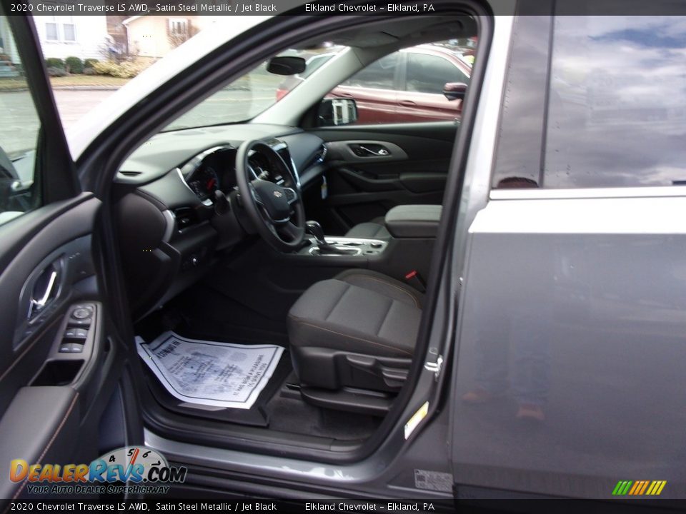 2020 Chevrolet Traverse LS AWD Satin Steel Metallic / Jet Black Photo #8