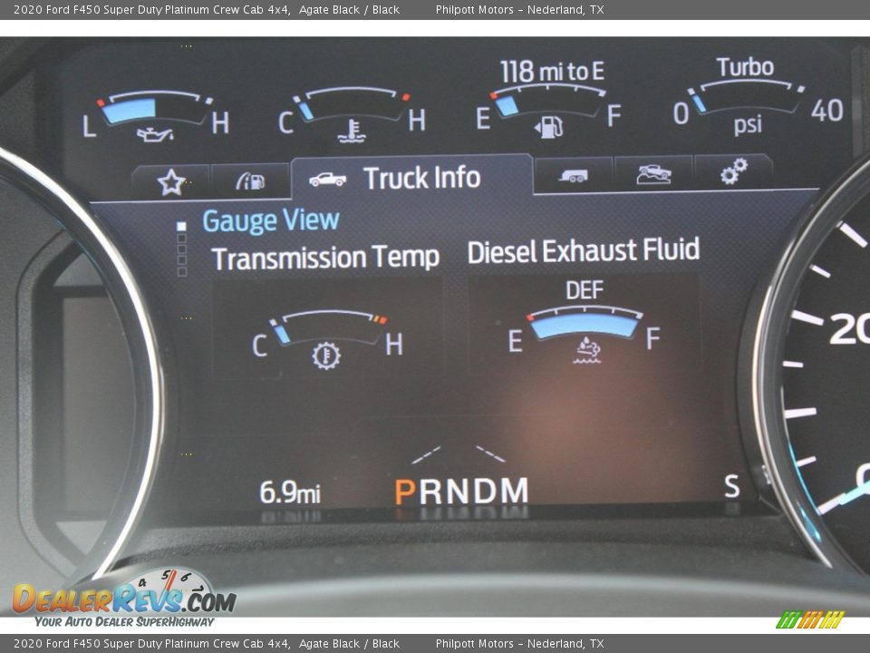 2020 Ford F450 Super Duty Platinum Crew Cab 4x4 Agate Black / Black Photo #13