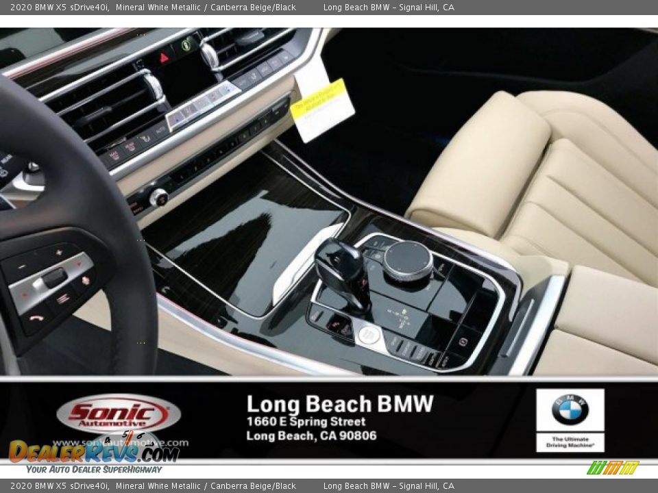 2020 BMW X5 sDrive40i Mineral White Metallic / Canberra Beige/Black Photo #6