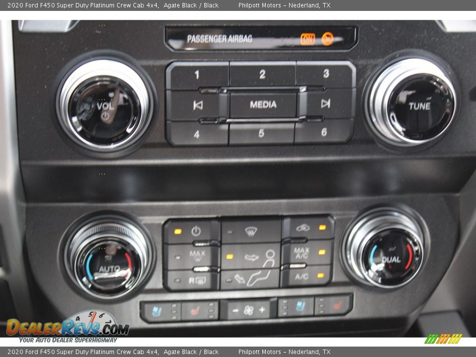 2020 Ford F450 Super Duty Platinum Crew Cab 4x4 Agate Black / Black Photo #15