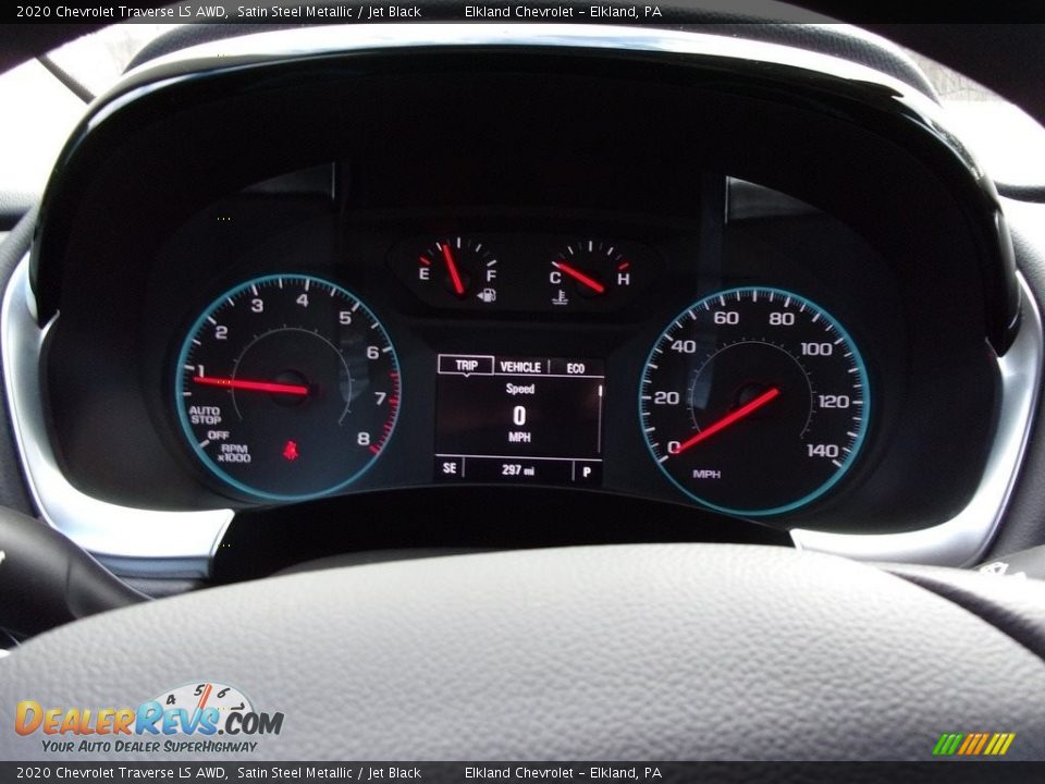 2020 Chevrolet Traverse LS AWD Satin Steel Metallic / Jet Black Photo #11