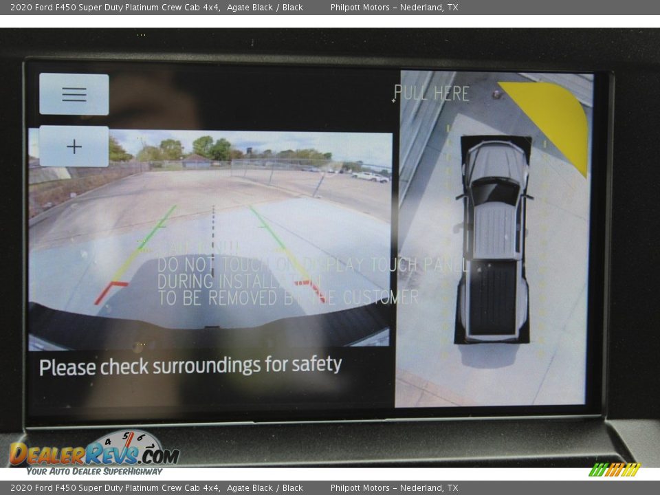 2020 Ford F450 Super Duty Platinum Crew Cab 4x4 Agate Black / Black Photo #17